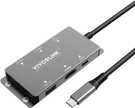 Vivolink Vlusbchub - 2.0/3.2 Gen 1 (3.1 Gen 1) - Usb TyP-C - HdmI-Ausgang - Displayports Ausgang (vlusbchub)