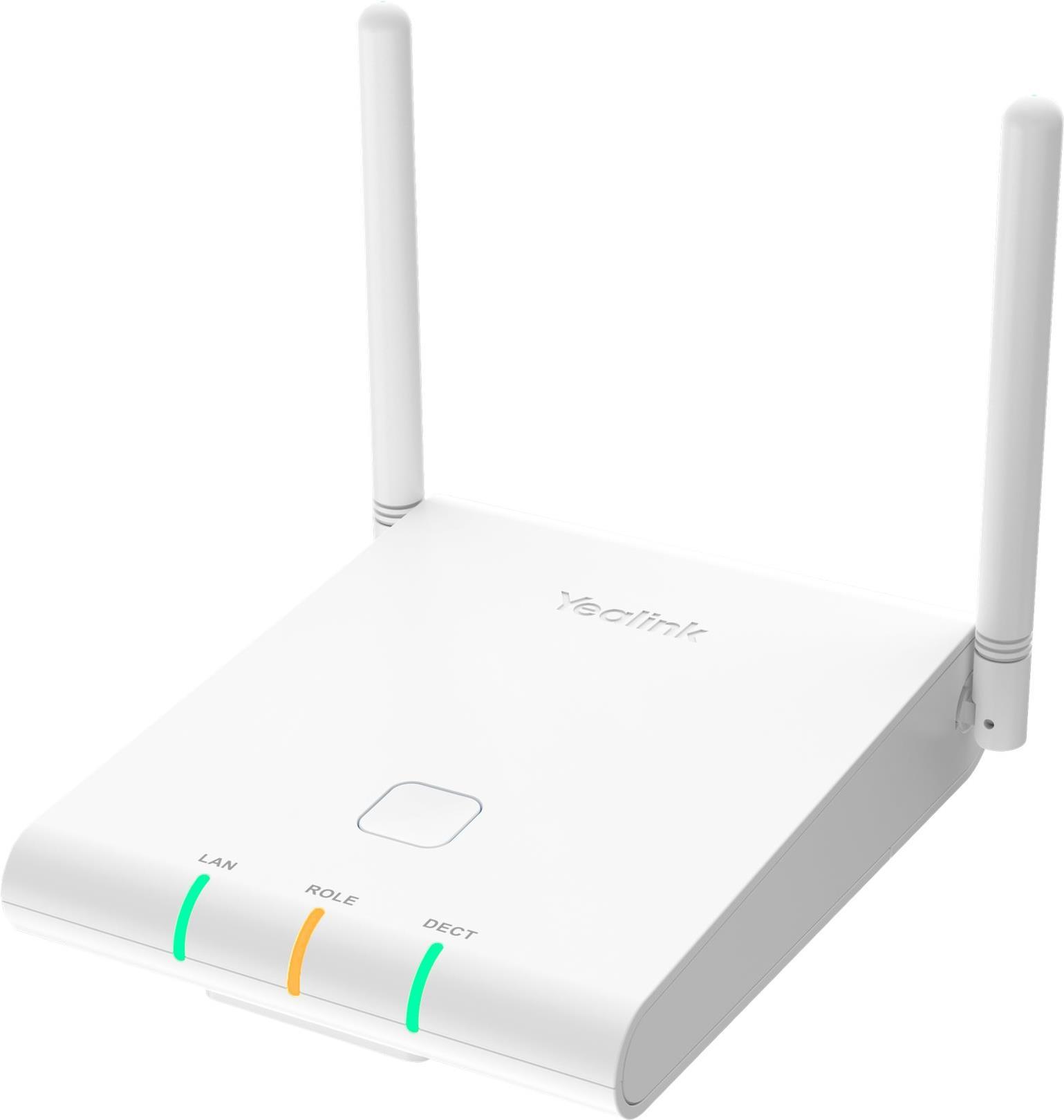 Yealink W90dm - Basisstation Für Schnurloses Telefon/voiP-Telefon Mit Rufnummernanzeige - Dectgap - Dreiweg Anruffunktion - Sip, Sip V2 - Mehrfachle