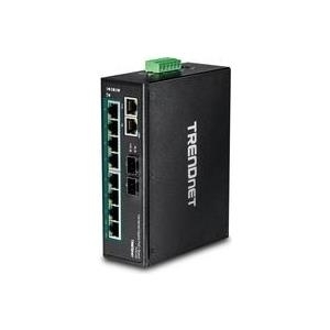 Trendnet TI-Pg102 - Switch - Nicht Verwaltet - 8 X 10/100/1000 (poe+) + 2 X KombI-GigabiT-Sfp - An DiN-Schiene Montierbar, Wandmontierbar - Poe+ (240