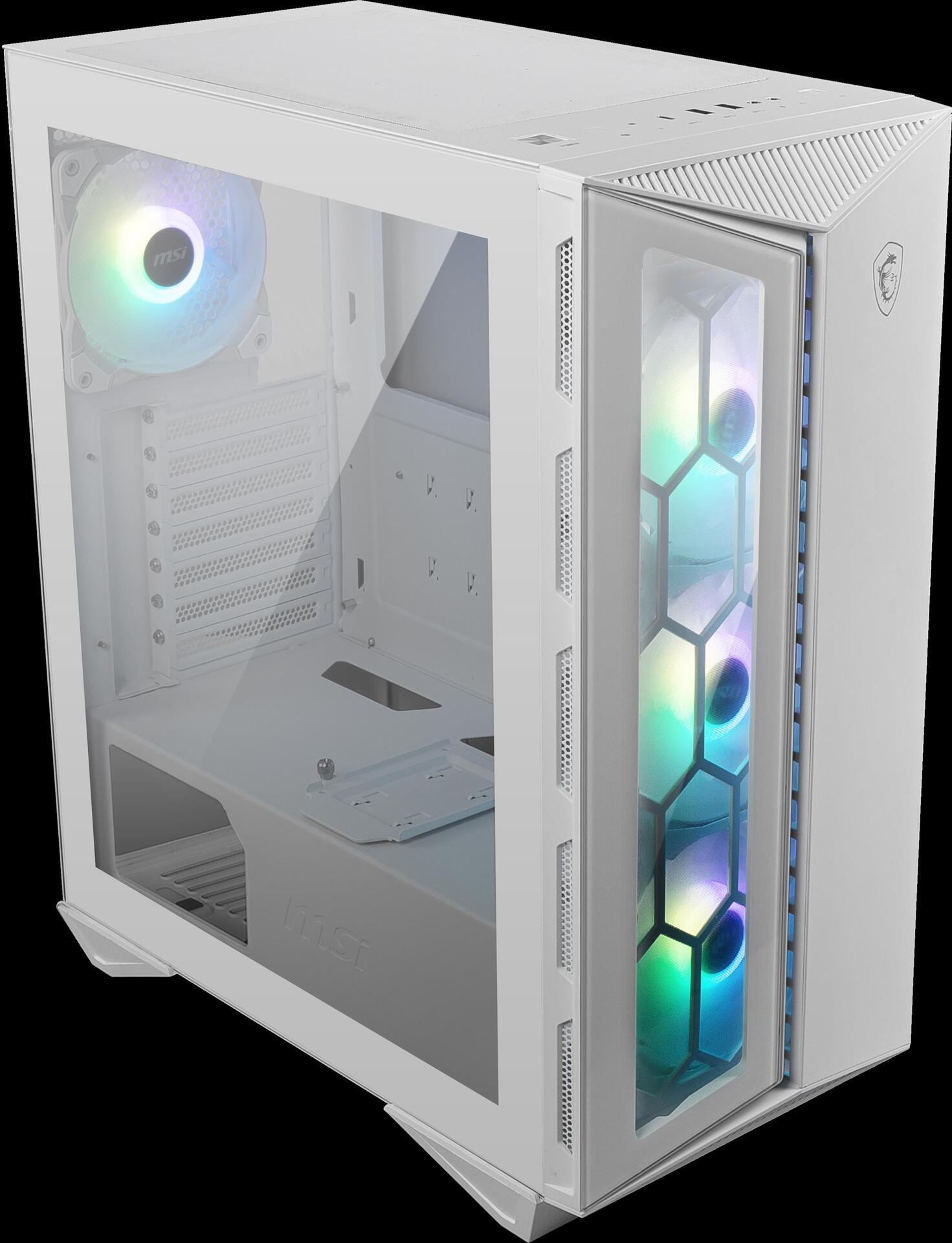 Msi Mpg Gungnir 110r - Mid Tower - Atx - Seitenteil Mit Fenster (gehärtetes Glas) - Keine Spannungsversorgung (atx) - Weiß - Usb/audio (306-7g10w21-W