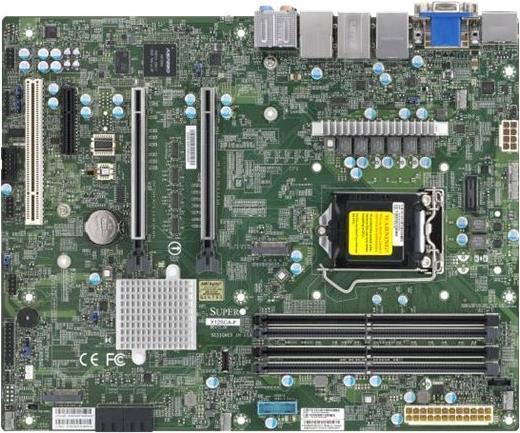 Super Micro Supermicro X12scA-F - Motherboard - Atx - Lga1200-Sockel - W480 Chipsatz - UsB-C Gen2, Usb 3,2 Gen 1, Usb 3,2 Gen 2 - Gigabit Lan, 2,5 gi
