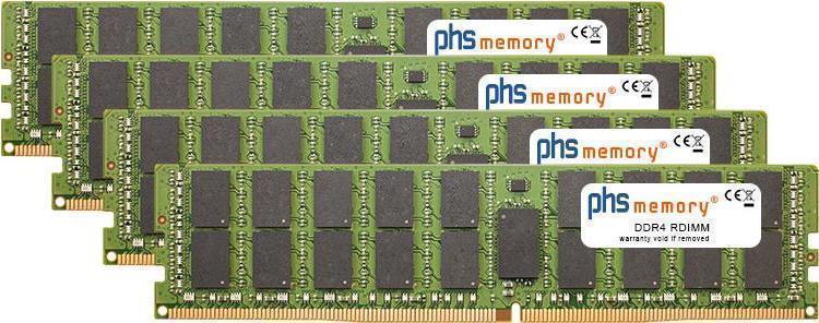 PhS-Memory 128gb (4x32gb) Kit Ram Speicher Passend Für Fujitsu Sparc M12-1 Ddr4 Rdimm 2400mhz Pc4-2400T-R (sp396357)
