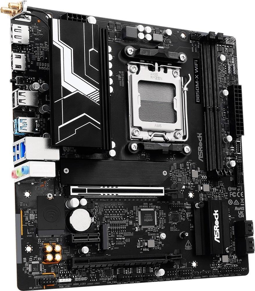 Asrock B850M-X Wifi R2.0 Am5 Retail - Amd Sockel Am5 (ryzen Zen4) (90-Mxbsh0-A0uayz)