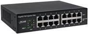 Inline Poe+ Gigabit Network Injector Hub - Switch - 8 X 10/100/1000 (poe+) - An Rack Montierbar (120 w)