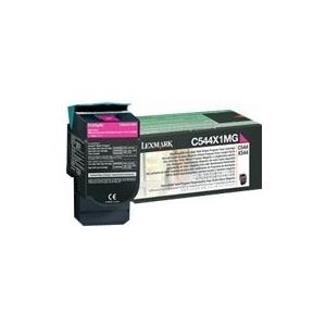 Lexmark Toner C544x1mg - Magenta - Kapazität: 4.000 Seiten (c544x1mg)