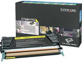 Lexmark Toner C736h1yg - Yellow - Kapazität: 10.000 Seiten (c736h1yg)