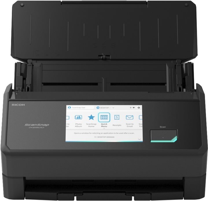 Ricoh Scansnap Ix2500 - Dokumentenscanner - Dual Cis - Duplex - 279 X 432mm - 600 Dpi X 600 Dpi - Bis Zu 45 Seiten/min. (einfarbig) (pa03860-B001)