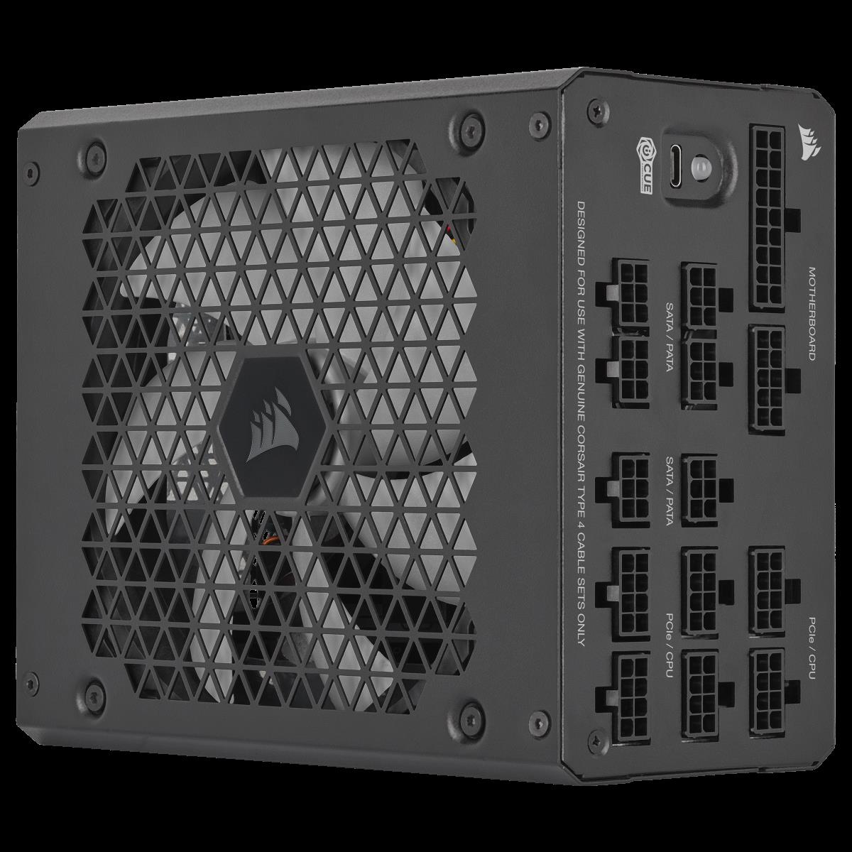 Corsair Hxi Series Hx1000i - Netzteil (intern) - Sehr Leise - Atx12v 3.0 - Eps12v - 80 Plus Platinum - Wechselstrom 100-240 V - 1000 Watt - Europa (c