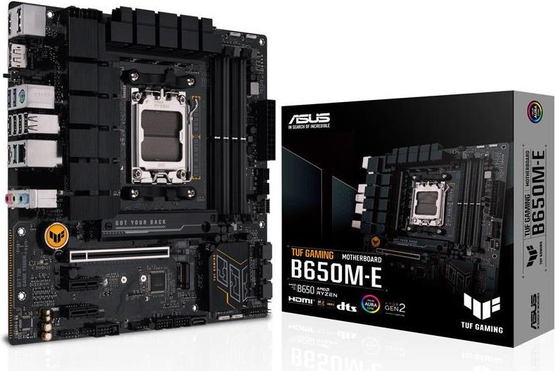 Asus Tuf Gaming B650M-E - Motherboard - Micro Atx - Socket Am5 - Amd B650 Chipsatz - Usb 3,1 Gen 2, Usb 3,2 Gen 2, UsB-C 3,2 Gen2, UsB-C 3,2 Gen 1 -