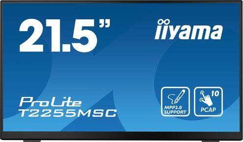 Iiyama Prolite T2255msC-B1, 54,6cm (21.5"), Projected Capacitive, 10 Tp, Full Hd, Usb, Kit (usb), Schwarz Touchmonitor (16:9), 54,6 Cm (21.5"), Proje