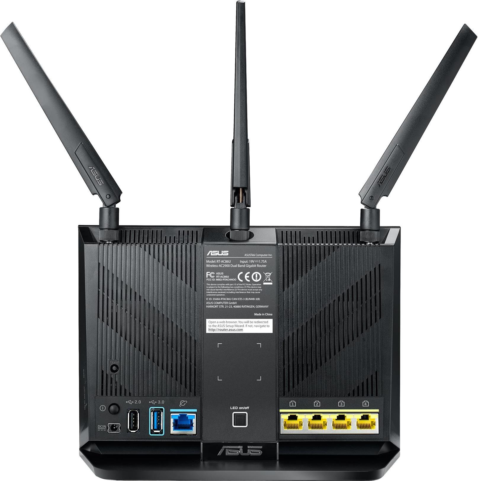 Asus RT-Ac2900 - Trådløs Router - 802 (90ig0401-Bu9010)