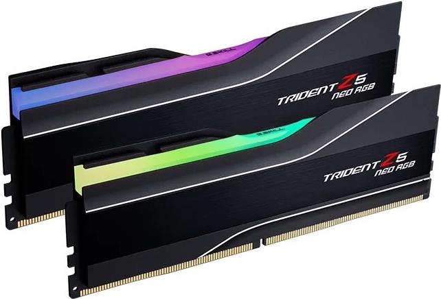 G.skill Trident Z5 Neo Rgb - Ddr5 - Kit - 32gb: 2 X 16gb - Dimm 288-Pin - 6400 Mhz / Pc5-51200 - Cl32 - ON-Die Ecc - Mattschwarz (f5-6400j3239g16gx2-