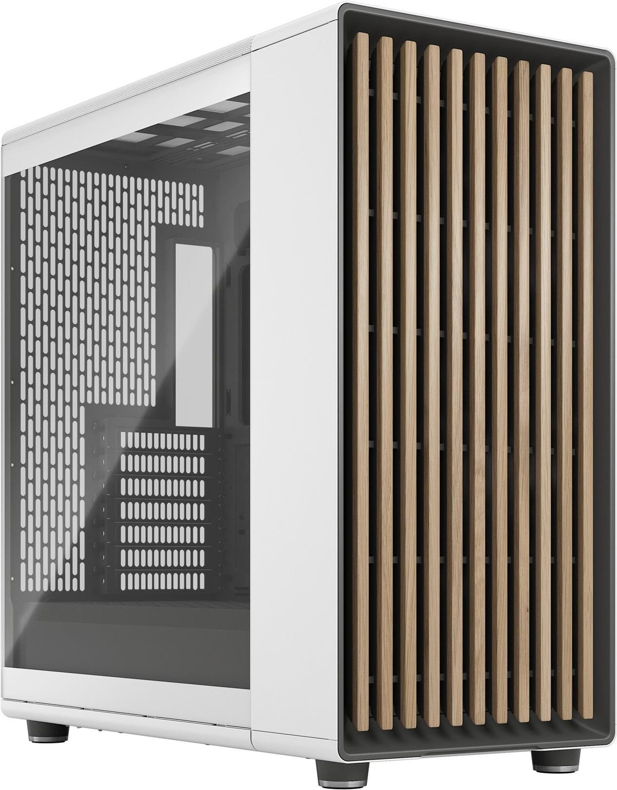 Fractal Design North Xl - Tower - E-Atx - Seitenteil Mit Fenster (gehärtetes Glas) - Keine Spannungsversorgung (atx) - Chalk White - Usb/audio/mic (f