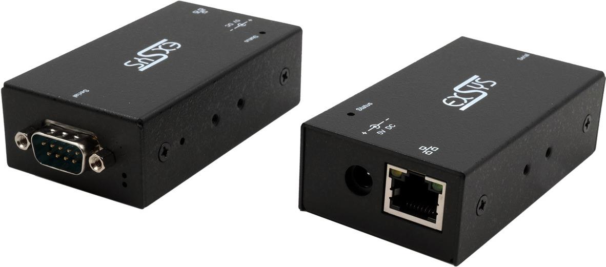Exsys Gmbh Ethernet Zu 1 X RS-232, Inkl. 5v/4a Netzteil, Poe (eX-6111-2poe)