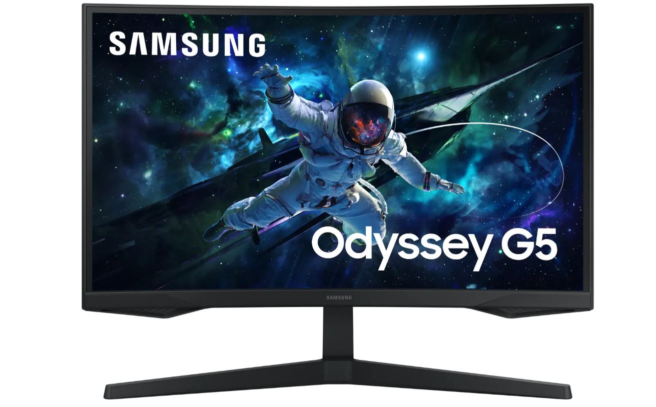 Samsung Gaming Monitor Odyssey G55c (27“) [energieklasse F] (ls27cg554euxen)