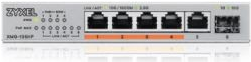 Zyxel XmG-100 Series XmG-105hp - Switch - Nicht Verwaltet - Unmanaged - 5 X 100/1000/2,5g (poe++) + 1 X Gigabit Sfp / 10 Gigabit Sfp+ - Desktop, Wand