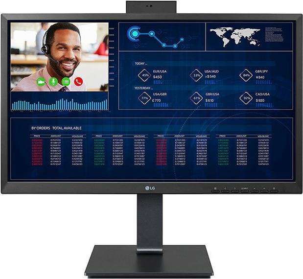 Lg 24cq651I-6p Intel® Pentium® N6005 60,5 Cm (23.8") 1920 X 1080 Pixel AlL-IN-OnE-Pc 8 Gb Ddr4-Sdram 16 Gb Emmc WI-Fi 6 (802.11ax) Schwarz (24cq651i-