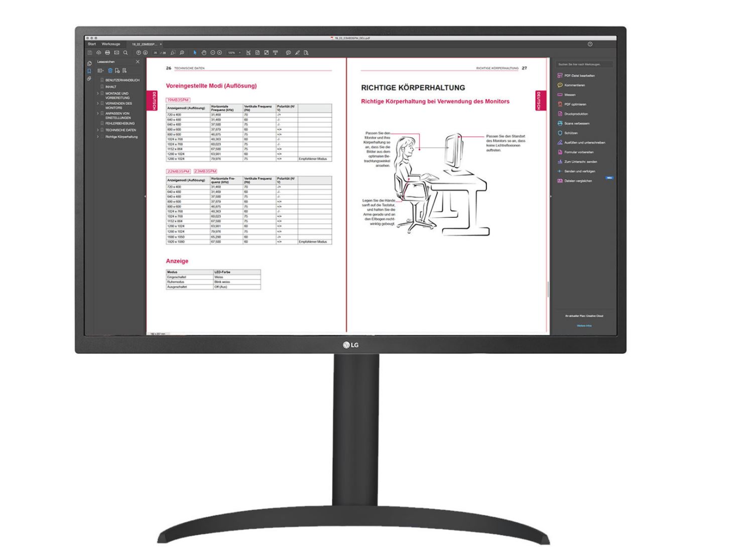 Lg 27bp55U-B Computerbildschirm 68,6 Cm (27") 3840 X 2160 Pixel 4k Ultra Hd Led Silber (27bp55U-B.aeu)