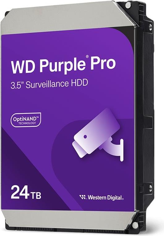 Wd Purple Pro Wd240purp - Festplatte - 24tb - Videoüberwachung, Smart Video - Intern - 3,5" (8,9 Cm) - Sata 6gb/s - 7200 Rpm - Puffer: 512mb (wd240pu