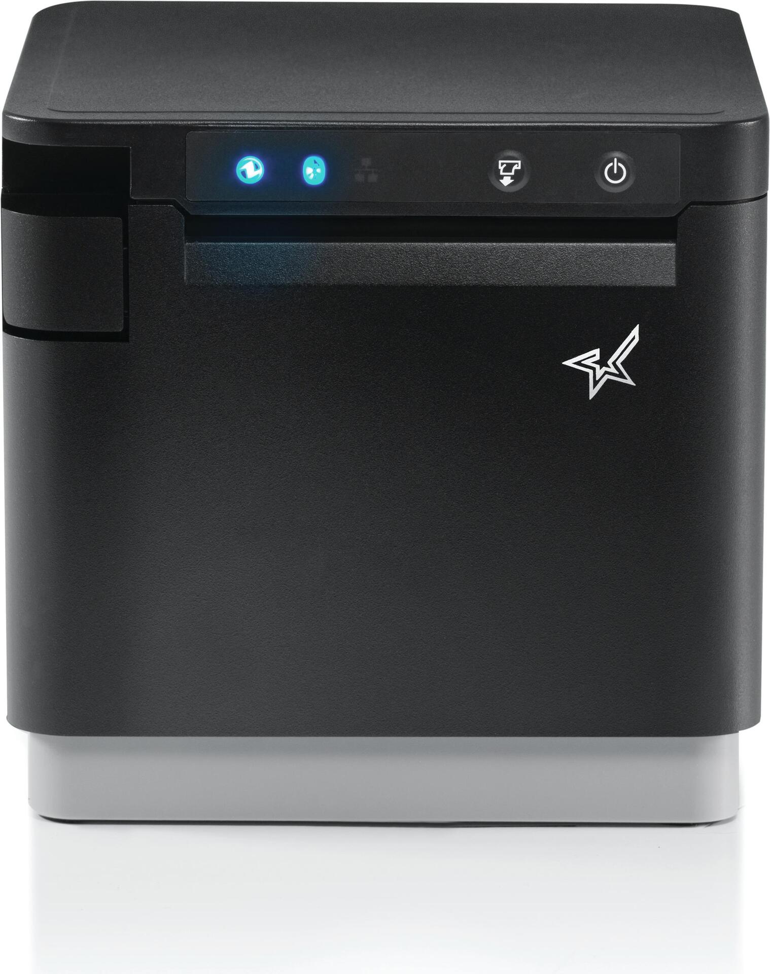 Star Mcp31cbi, Mqtt, 8 Punkte/mm (203dpi), Cutter, Usb, UsB-C, Bt, Ethernet, Schwarz Bondrucker, Frontausgabe, Thermodirekt, 8 Punkte/mm (203 Dpi), M
