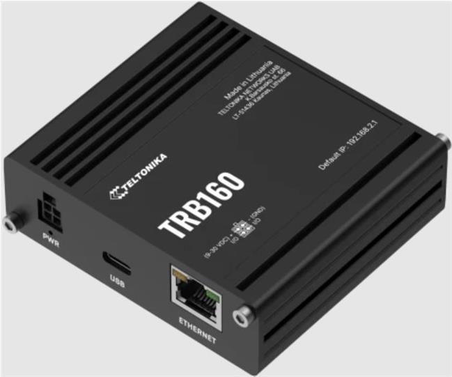 Teltonika Trb160 - Gateway - 1gbe - Lte - 4g, 3g - Auf Tisch / Wand / DiN-Schiene Montierbar (trb160100000)