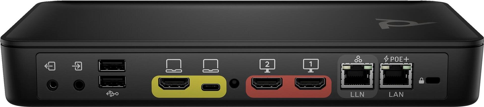 Hp Inc. Poly Studio G62 - Videokonferenzsystem - Zertifiziert Für Microsoft Teams, Certified For Poly Video - Schwarz - Mit Mounting Plate Kit (a01kc