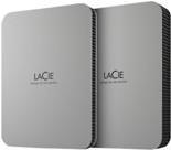Seagate Lacie Mobile Drive Stlp4000400 - Festplatte - 4 Tb - Extern (tragbar) - Usb 3.2 Gen 1 (usB-C Steckverbinder) - Moon Silver (stlp4000400)