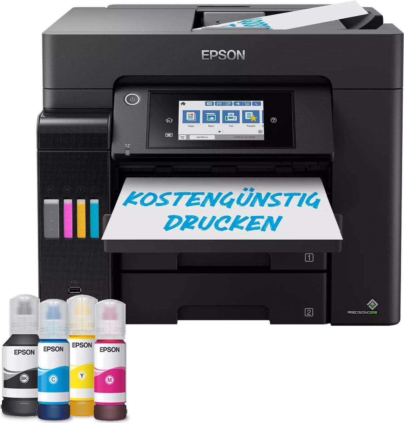 Epson Ecotank ET-5855 Inkjet Colour Multifunction Printer 32ppm (c11cj29406)