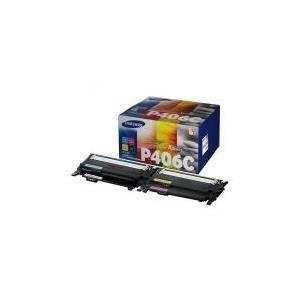 Samsung Toner ClT-P406c - Rainbow Kit - Bk/c/m/y - Kapazität:1x 1.500 / 3x 1.000 Seiten (clT-P406c/els)