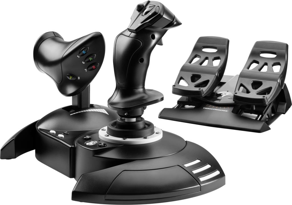 Thrustmaster T-Flight Full Kit X - Joystick, Gashebel Und Pedale - Kabelgebunden - Für Pc, Microsoft Xbox One, Microsoft Xbox Series S, Microsoft Xbo