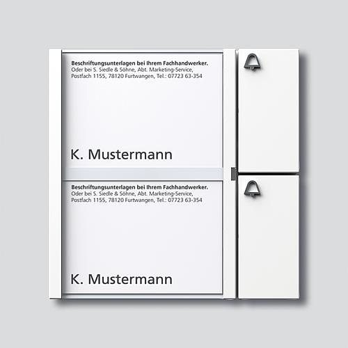 Siedle Vario BuS-TasteN-Modul Btm 650-02 W Weiß (035732)