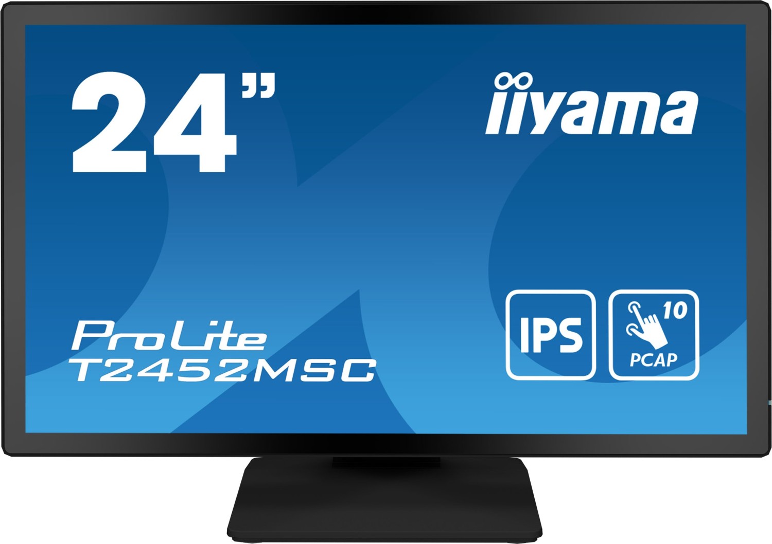 Iiyama Prolite T2452msC-B1, Full Hd, Usb, Kit (usb), Schwarz Touchmonitor (16:9), Bildschirmdiagonale: 60,5 Cm (23.8"), Kapazitiv, Multi Touch, Auflö