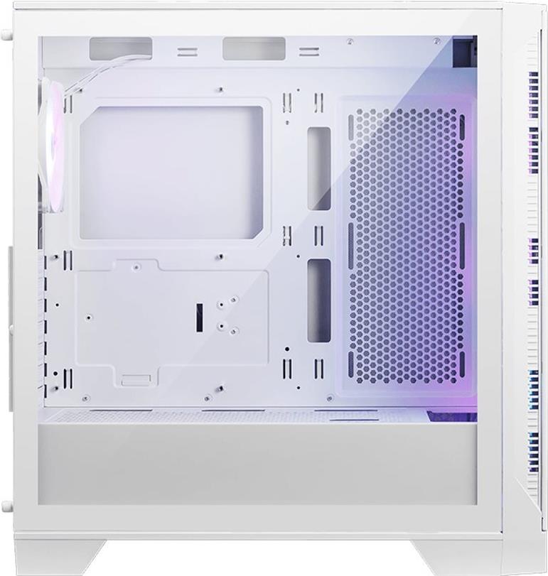 Msi Mag Forge 320r Airflow - Mid Tower - Atx - Seitenteil Mit Fenster (gehärtetes Glas) - Keine Spannungsversorgung (atx) - Weiß - Usb/audio (306-7g2
