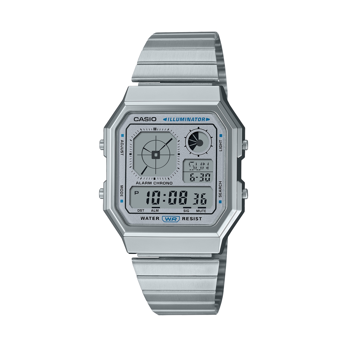 Casio Vintage Mod. Retro Future Edgy Collection - Silver