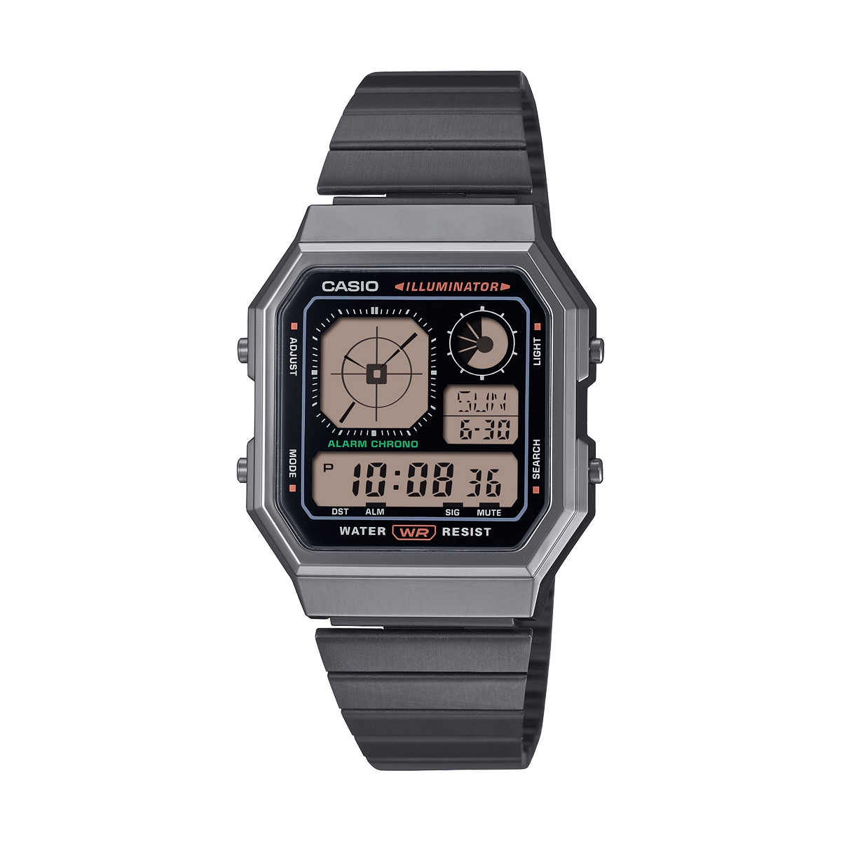 Casio Vintage Mod. Retro Future Edgy Collection - Full Black