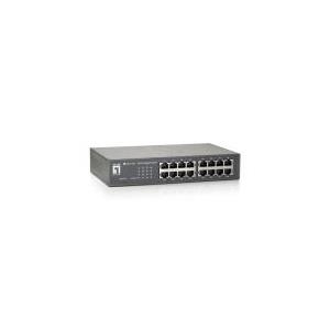 16-Port Gigabit Ethernet Switch, 10/100/1000mbps Hersteller: Levelone (geU-1621)