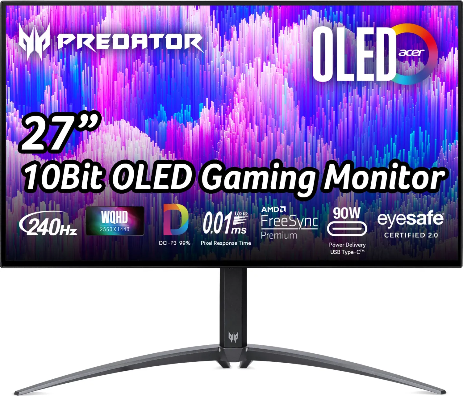 Acer Predator X27uf3b 26.5" 16 9 2560x1440 - 68,6 Cm - 26,5" (um.gxxee.303)