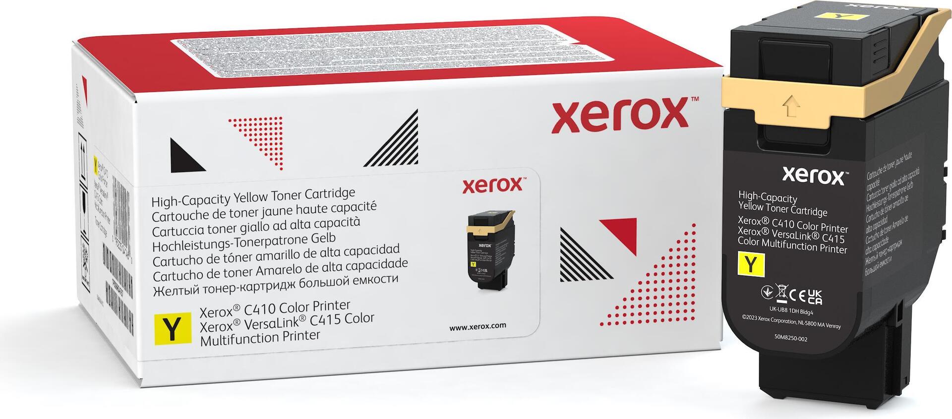 Xerox - Mit Hoher Kapazität - Gelb - Original - Box - Tonerpatrone Use And Return - Für Xerox C410, Versalink C415/dn
