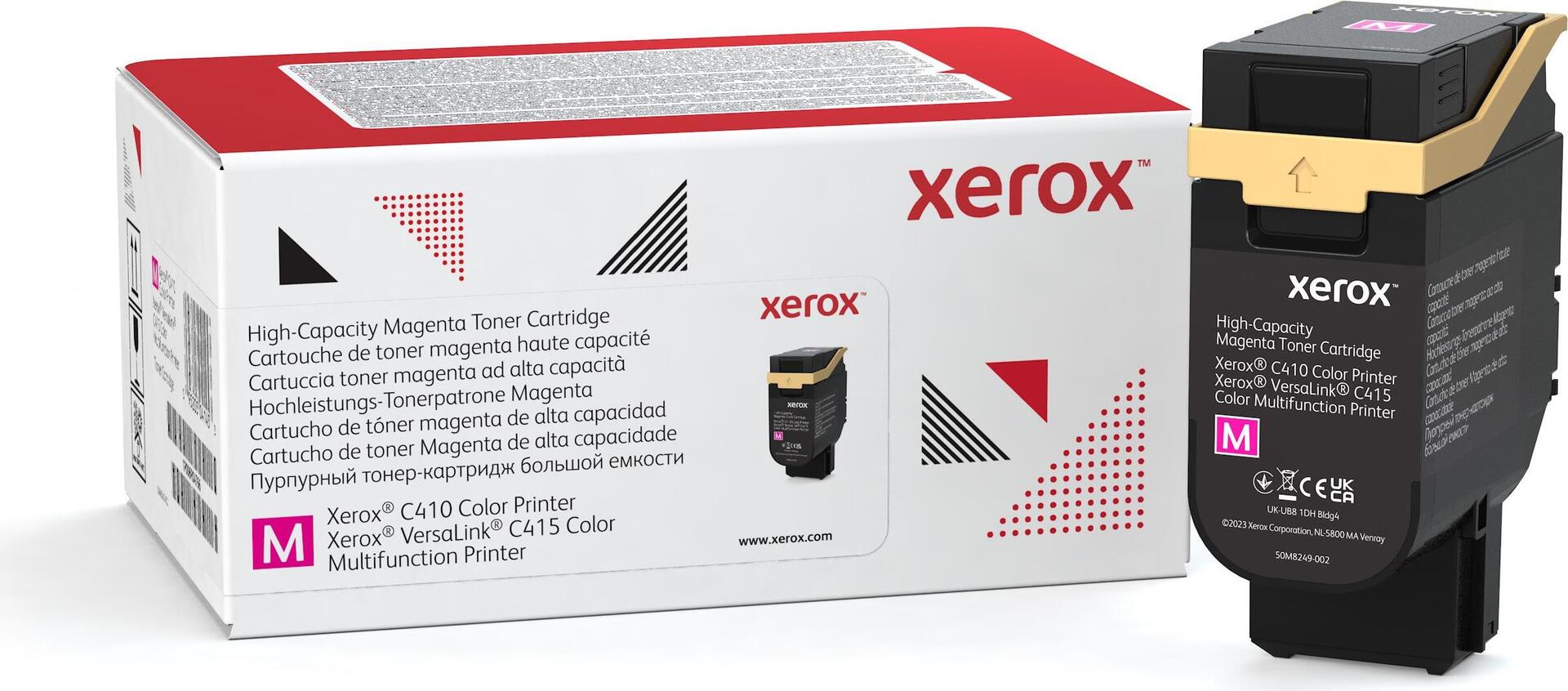 Xerox - Mit Hoher Kapazität - Magenta - Original - Box - Tonerpatrone Use And Return - Für Xerox C410, Versalink C415/dn