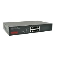 Roline Poe Fast Ethernet Switch, 8 Port (8x Poe), 48,30cm (19") Einbau (21.13.1191)