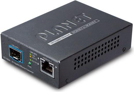Planet XT-705a - Medienkonverter - 10 Gige, 5 Gige, 2,5 Gige - 100basE-Tx, 1000basE-T, 10gbasE-X, 10gbasE-T, 2,5gbasE-T, 5gbasE-T - Sfp+ / RJ-45 (xt-