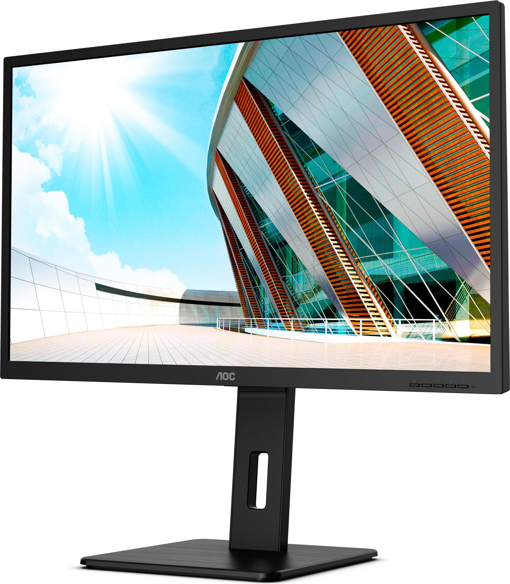 Aoc Q32p2 - LeD-Monitor - 80 Cm (31.5") - 2560 X 1440 Qhd @ 75 Hz - Ips - 250 Cd/m² - 1000:1 - 4 Ms - 2xhdmi, Displayport - Lautsprecher - Schwarz