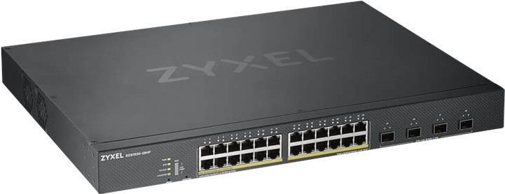 Zyxel Xgs1930-28hp - Switch - Smart - 24 X 10/100/1000 (poe+) + 4 X 10 Gigabit Sfp+ - An Rack Montierbar - Poe+ (375 W) (xgs1930-28hP-Eu0101f)