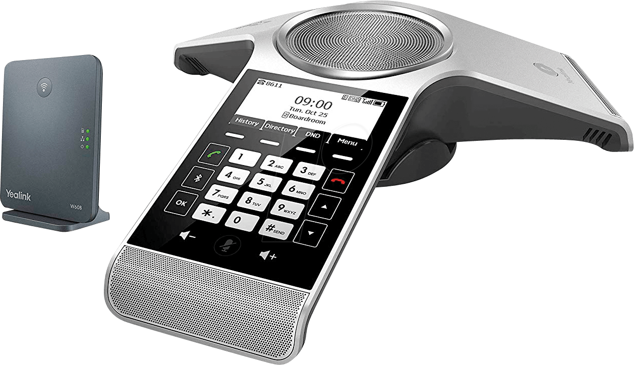 Yealink Cp930W-Base - IP-Konferenztelefon - Tasten - Grau - Silber - Lcd - 7,87 Cm (3.1") - 248 X 120 Pixel (1304004)
