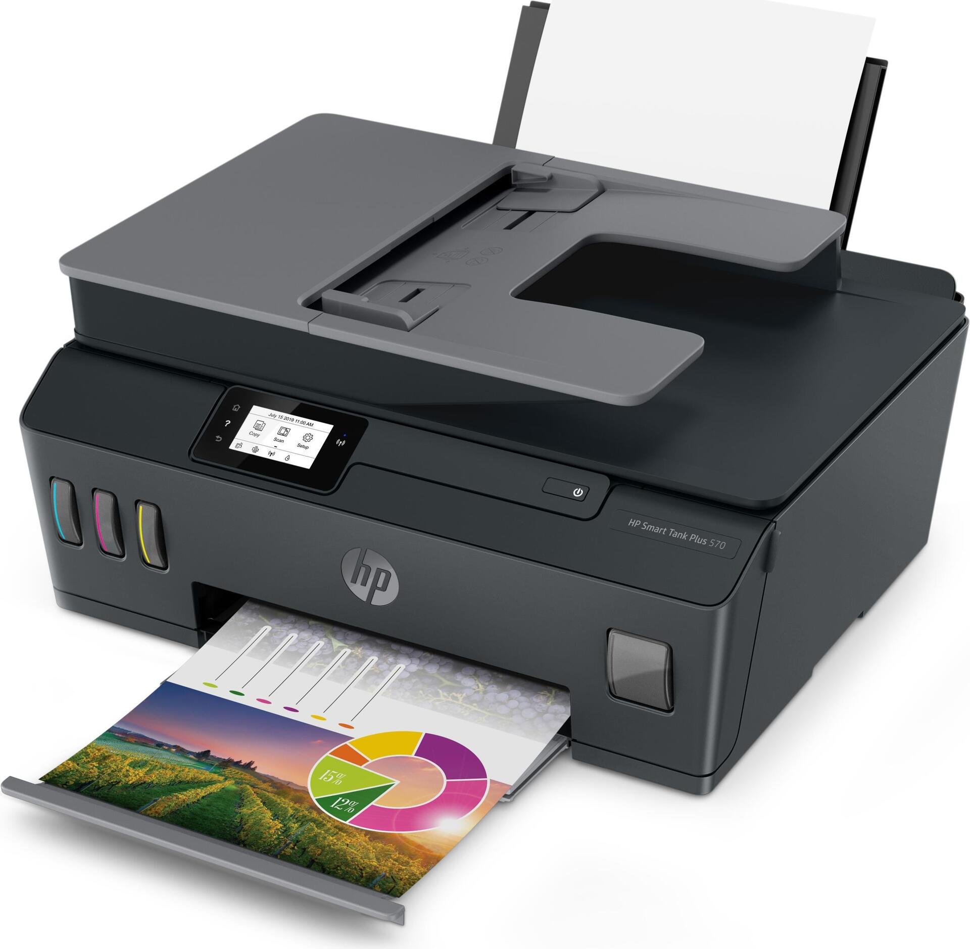 Hp Smart Tank Plus 570 Thermal Inkjet A4 4800 X 1200 Dpi 11 Seiten Pro Minute Wlan (5hx14a)