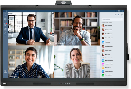 Nec Multisync Wd551 - AlL-IN-One 55” Touchdisplay Mit Bring Your Own Meeting Für Moderne Tagungsräume - Windows Collaboration Display (60005140)