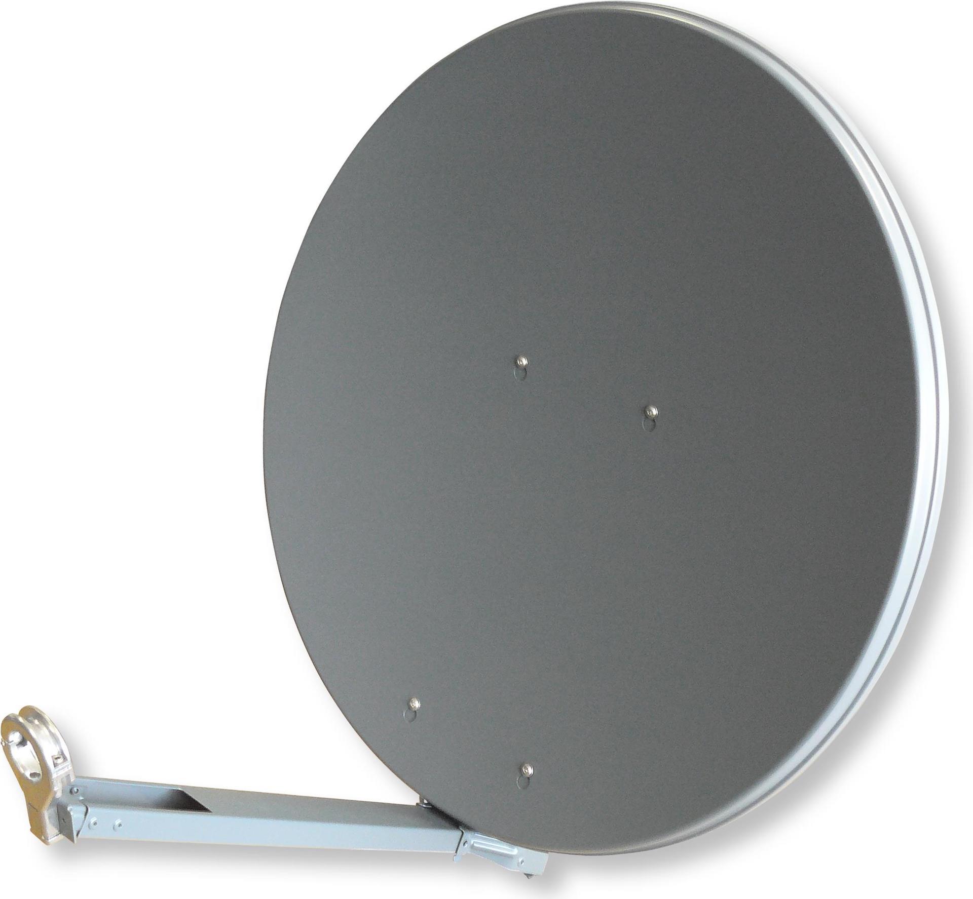 Televes S760cL-G. Input FrequenZ-Range: 10,75 - 12,75 Ghz, Rauschmaß: 26 Db, Antenne Zunahmeniveau (max): 38,2 Dbi. Breite: 750 Mm, Höhe: 800 Mm, Gew