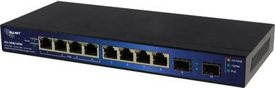Allnet AlL-Sg8210pm. SwitcH-Typ: Gemanaged, SwitcH-Ebene: L2+. Basic Switching RJ-45 Ethernet PortS-Typ: Gigabit Ethernet (10/100/1000), Anzahl Der B