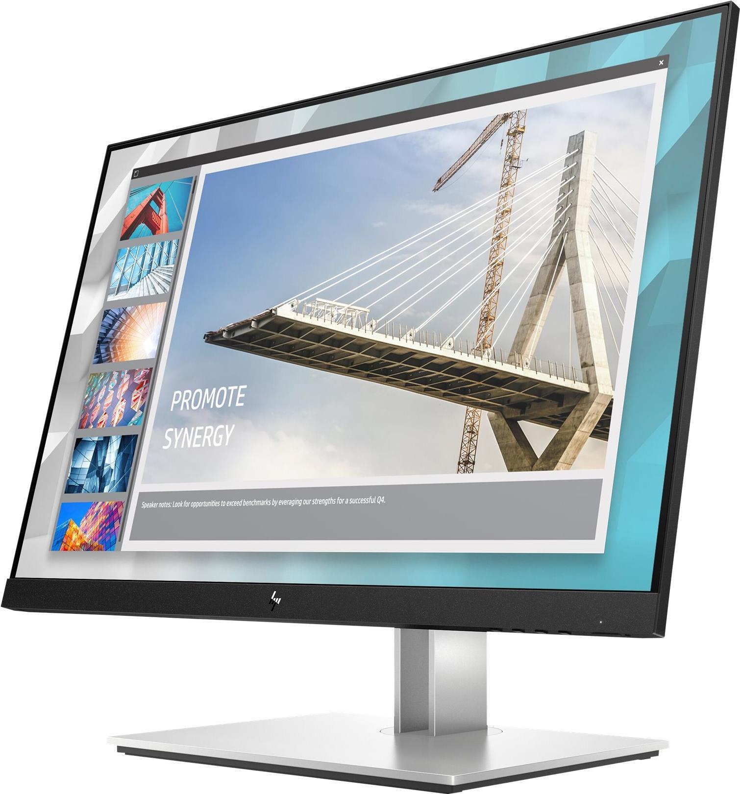 Hp E24i G4 - E-Series - LeD-Monitor - 61 Cm (24") - 1920 X 1200 Wuxga @ 60 Hz - Ips - 250 Cd/m² - 1000:1 - 5 Ms - Hdmi, Vga, Displayport - Schwarz -