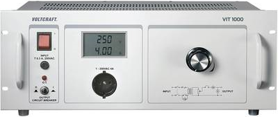 Voltcraft Vit 1000 Trenntrafo Regelbar 1000 Va, 230 V/ac LaboR-RegeL-Trenntransformator (vit 1000)